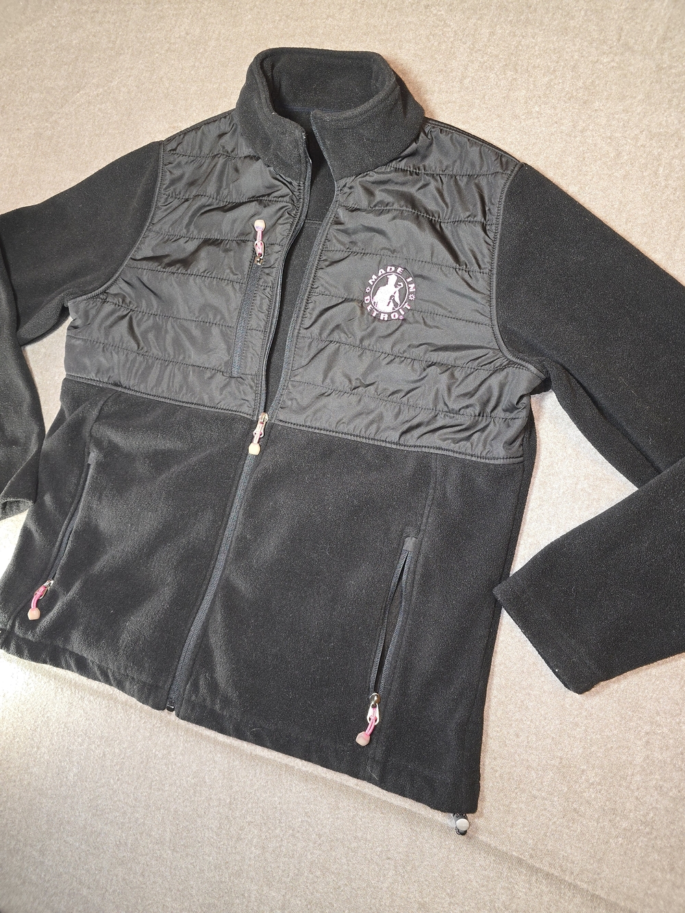 UltraClub Made In Detroit Black Fleece Women's XL